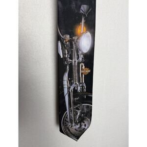Harley Davidson Ralph Marlin "The Leading Edge" 1994 Motorcycle Neck Tie 56"